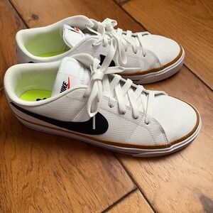 Nike court shoes- leather